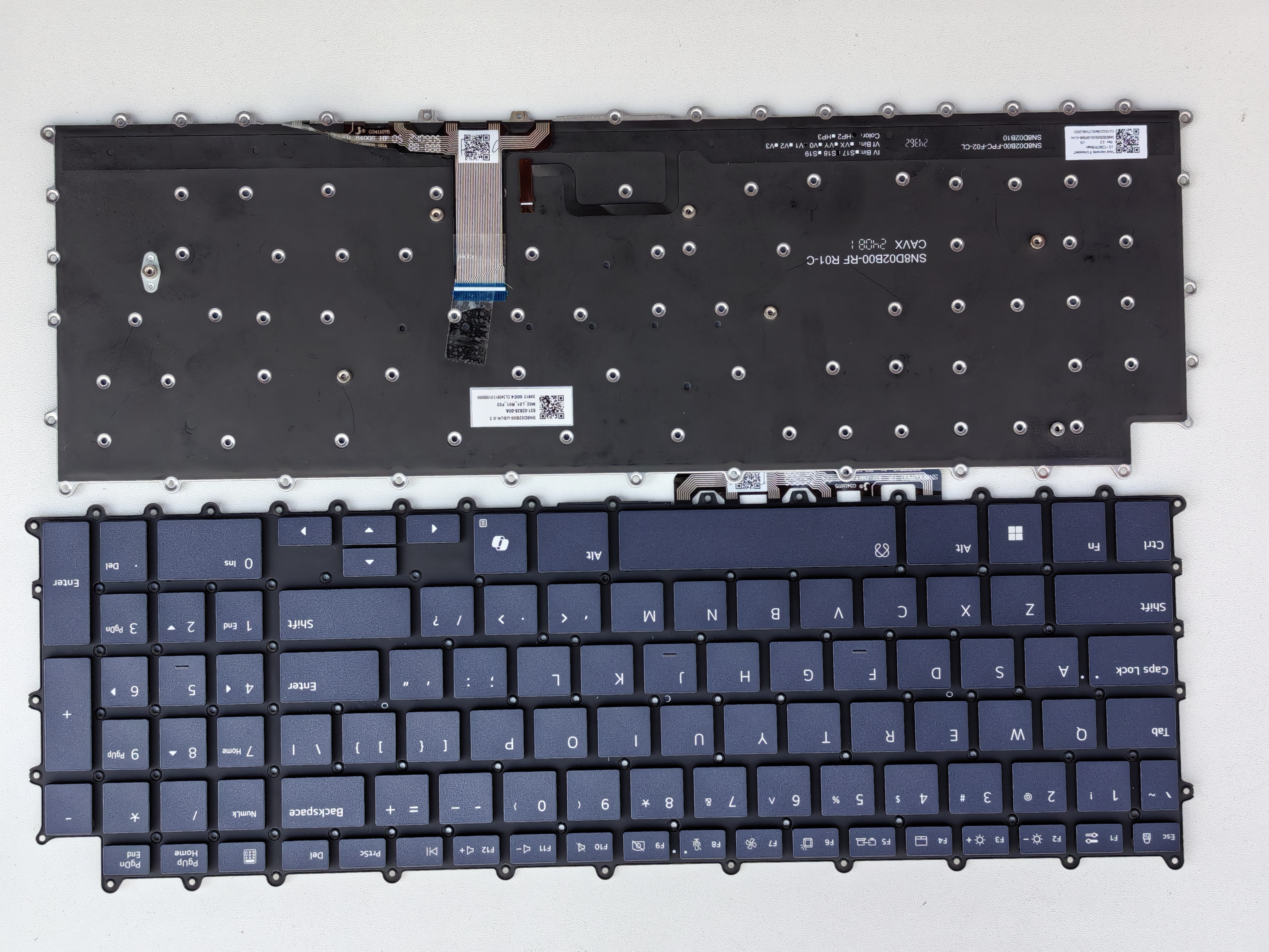 Picture of New Replacement Laptop Keyboard For LG 17Z90TP AI key Dark blue Backlit US Layout